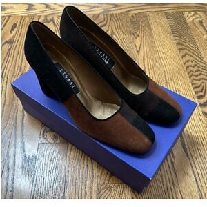 Stuart Weitzman Black and Brown Heels